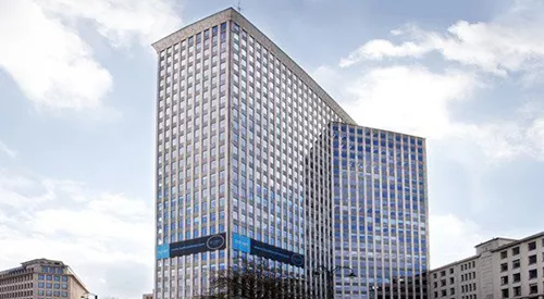 Servcorp at Bastion Tower, Leopold Quarter—serviced office and virtual address in a prestigious Brussels business location.