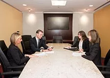 Professional boardroom at Servcorp—ideal for client meetings, team discussions, and presentations in a corporate setting.
